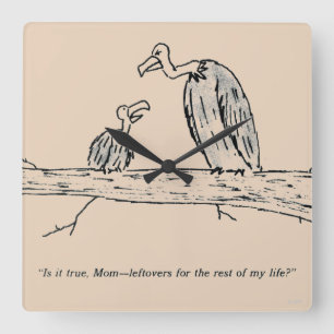 Horloge Carrée Leftovers