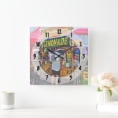 Horloge Carrée Lemonade (Maison)