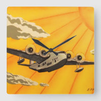 Les années 1930 élégantes d'avion d'art déco ont