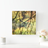 Horloge Carrée Les arbres en pleurs (Maison)