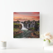 Horloge Carrée Les cascades | Parc national d'Iguacu (Maison)