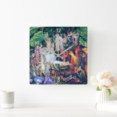 Horloge Carrée Les funérailles de la fée, John Anster Fitzgerald (Maison)