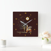 Horloge Carrée Les nuits assyriennes (Maison)