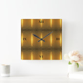 Horloge Carrée Les Ondes suédoises (Maison)