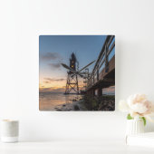 Horloge Carrée Les phares | Eversand-Oberfeue Allemagne (Maison)