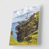 Horloge Carrée Les phares | Fanad Head Lighthouse Irlande (Angle)