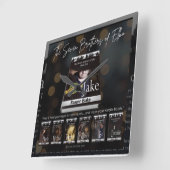 Horloge Carrée Les sept frères de l'horloge murale d'Elko (Angle)