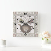 Horloge Carrée Les Styles (Maison)