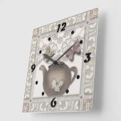 Horloge Carrée Les Styles (Angle)