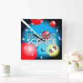 HORLOGE CARRÉE LET US PAUSE NOW (Maison)