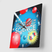 HORLOGE CARRÉE LET US PAUSE NOW (Angle)