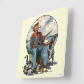 Horloge Carrée leurres (Angle)