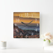 Horloge Carrée Lever de soleil au canyon de Bryce (Maison)