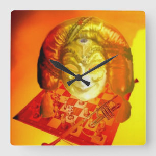 Horloge Carrée L'horloge géante du mur