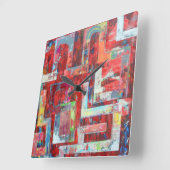 Horloge Carrée L'horloge murale de l'entrepôt (Angle)