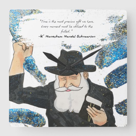 Horloge Carrée L'horloge Rebbe (Recto)