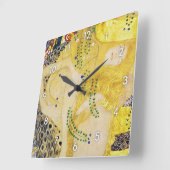 Horloge Carrée L'Hydra, Gustav Klimt (Angle)