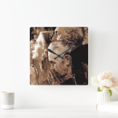 Horloge Carrée Liberté de culte (Maison)