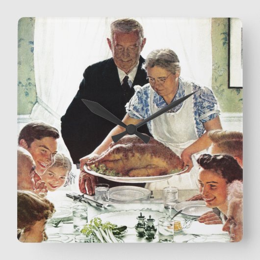 Horloge Carrée Liberté de la volonté (Recto)