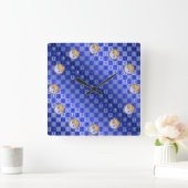 Horloge Carrée Libra & Fire Ox (Maison)