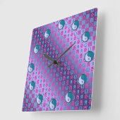 Horloge Carrée Libra & Water Rooster (Angle)