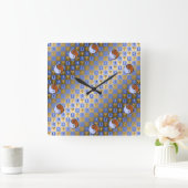 Horloge Carrée Libra & Wood Rat (Maison)