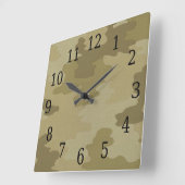 Horloge Carrée Light camouflage Square Clock (Angle)