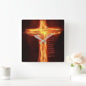 Horloge Carrée Light shines (Maison)