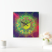 Horloge Carrée Light Yin Yang Balance (Maison)