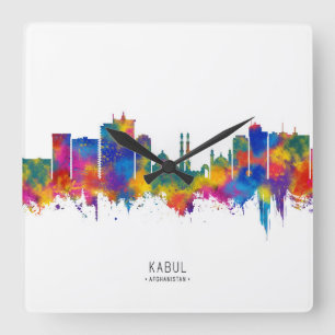 Horloge Carrée Ligne aérienne de Kaboul Afghanistan