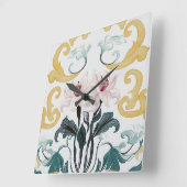Horloge Carrée Lily & Grace (Angle)