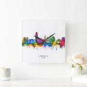 Horloge Carrée Limassol Chypre Skyline (Maison)