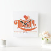 Horloge Carrée Lincoln Land Amusement Park, Effingham, IL (Maison)