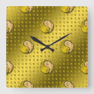 Horloge Carrée Lion