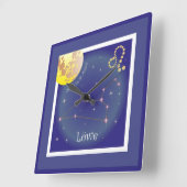 Horloge Carrée Lion du 23 juillet au 22 août (Angle)