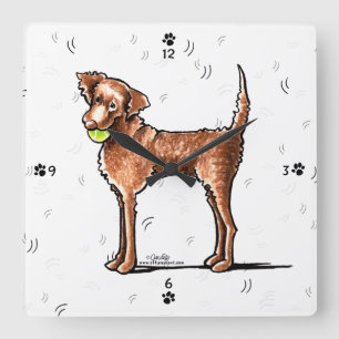 Horloge Carrée Lire Chessie