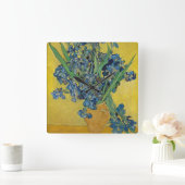 Horloge Carrée L'iris de Van Gogh (Maison)