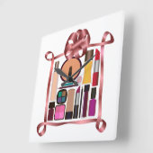 Horloge Carrée Little Princess . (Angle)