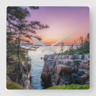 Horloge Carrée Littoral Parc national Ravens Nest Acadia Maine