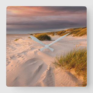 Horloge Carrée Littoral Saltum Beach, Danemark