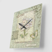 Horloge Carrée Live (Angle)