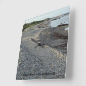 Horloge Carrée Lloyd's Beach, Little Compton, RI (Angle)