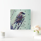 Horloge Carrée L'oeil de HI est sur le Bruant (Maison)