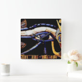 Horloge Carrée L'oeil égyptien de Horus (Maison)