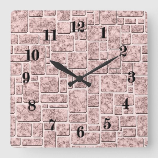 Horloge Carrée Loft (Recto)