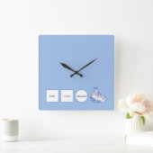 Horloge Carrée Logo (Maison)