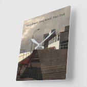 Horloge Carrée Long Beach, Long Island, New York (Angle)