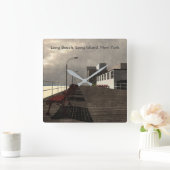 Horloge Carrée Long Beach, Long Island, New York (Maison)