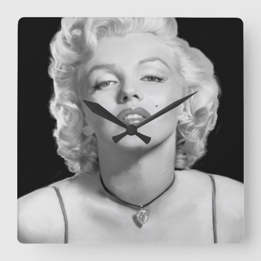 Horloge Carrée Look Of Love (Recto)