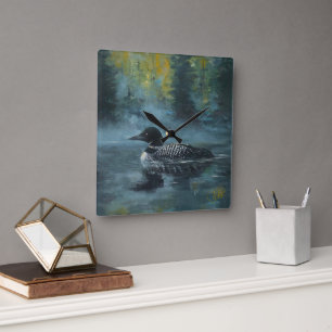 Horloge Carrée Loonell - Canard Loon